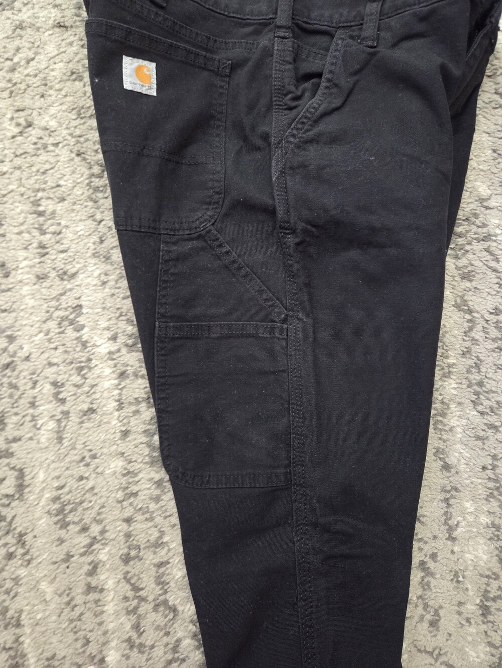 NWT Carhartt Rugged Flex Crawford Slim Fit Skinny Leg Pants Black Women's 8 Reg - Picture 10 of 13